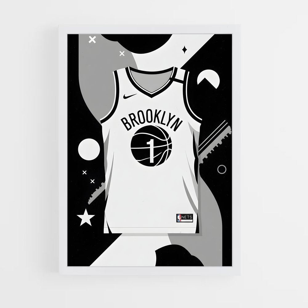 Poster Slam Dunk Brooklyn – affiche Basketball (vue 3)